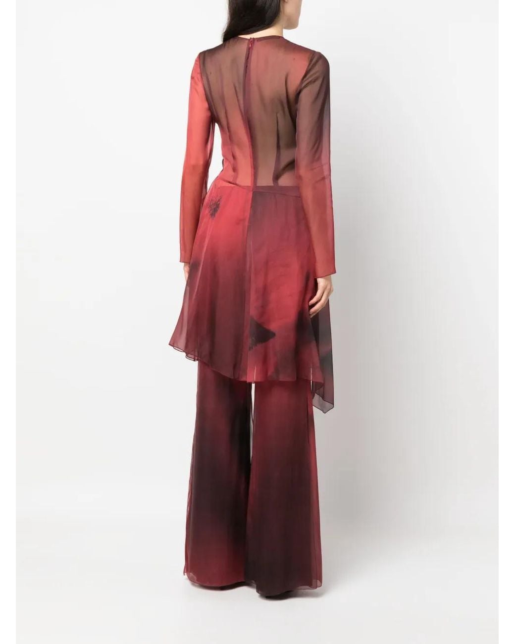 Alberta Ferretti Red Top