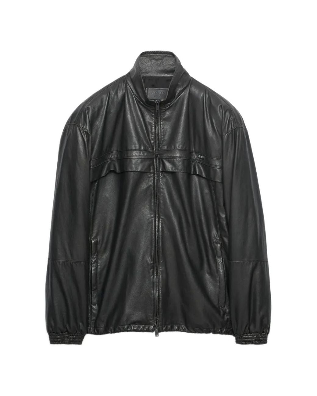 Prada Black Nappa Leather Jacket for men