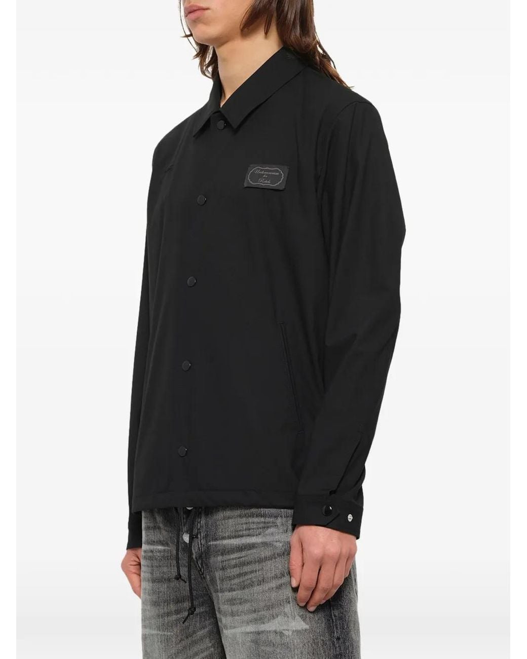 Undercover Black Ism For Rebels Coach Jacket for men