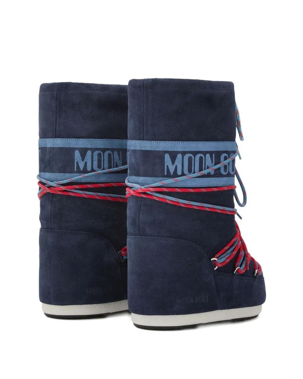 Moon Boot Blue Mb Icon Suede Lac
