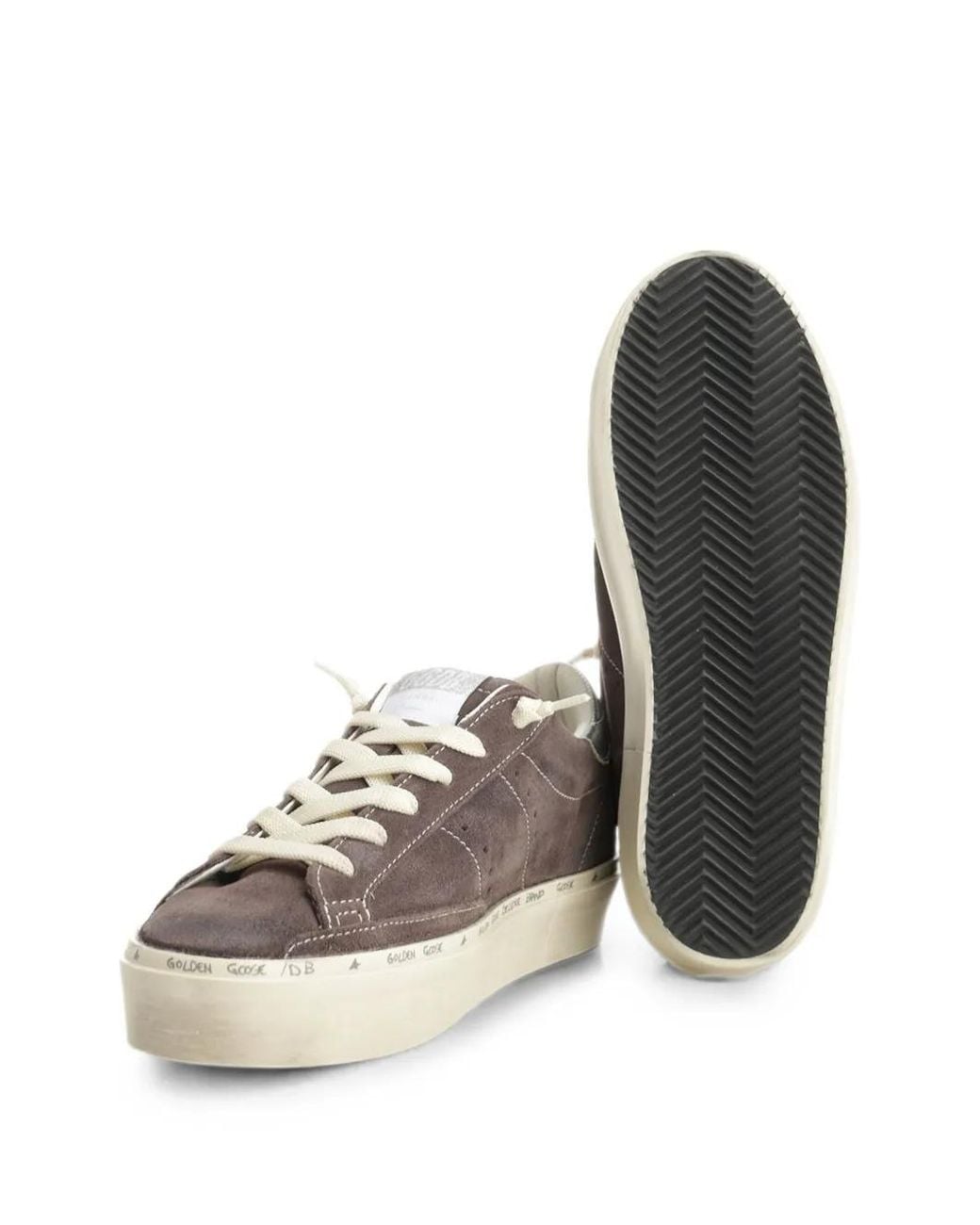 Golden Goose Deluxe Brand White "Hi Star" Sneakers