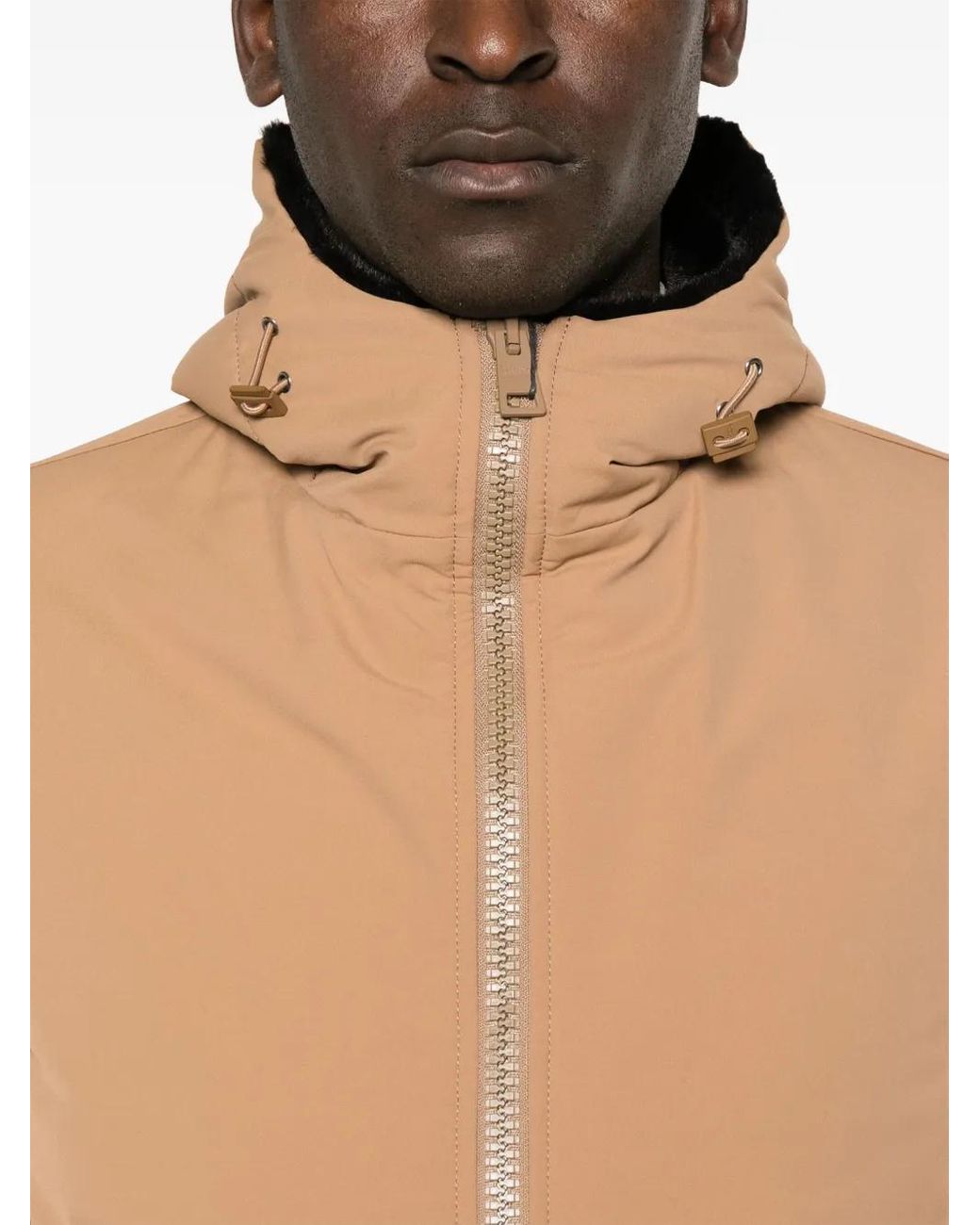 Herno Parka Met Capuchon En Rits in het Brown voor heren