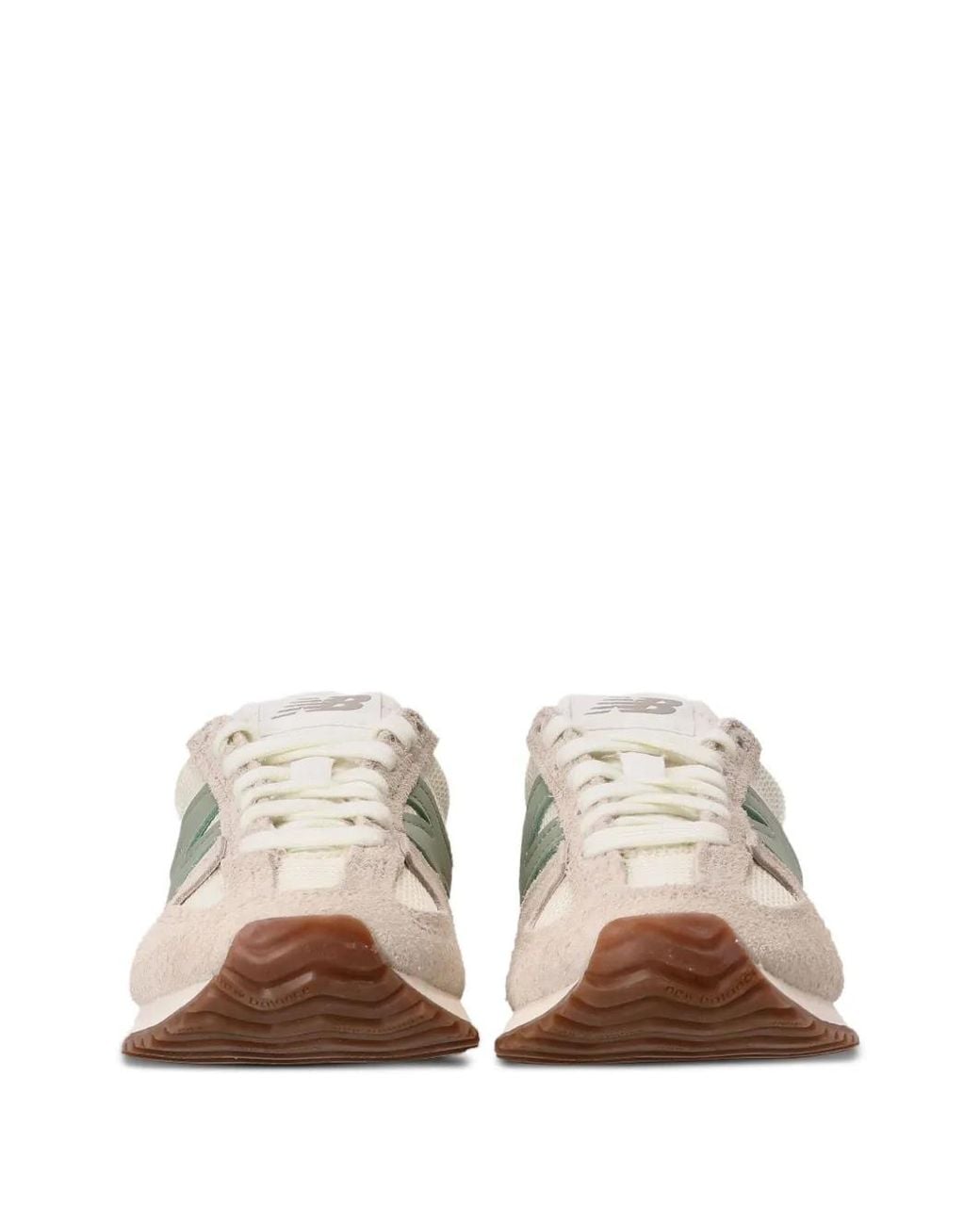 New Balance White 471 Panelled Sneakers