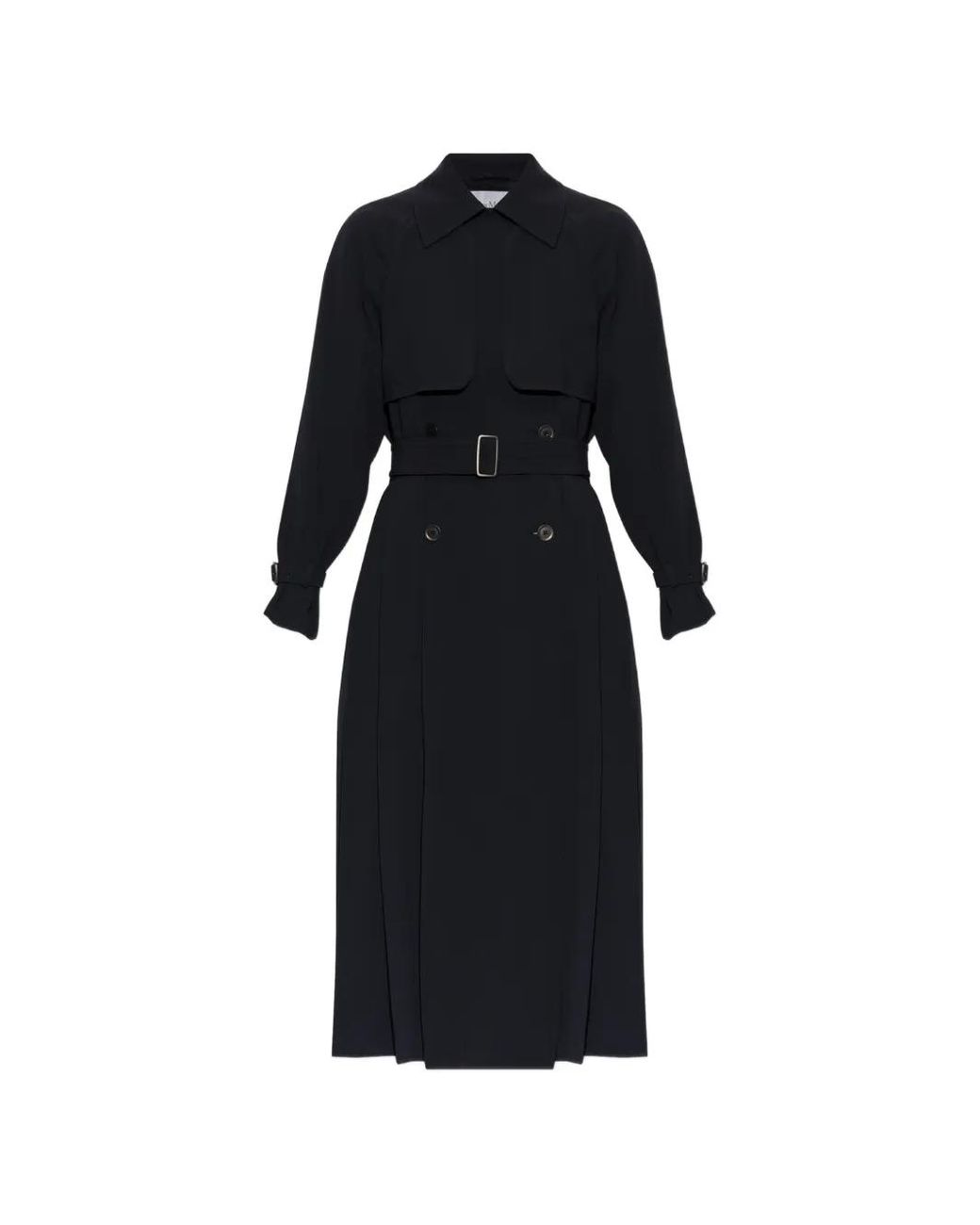 Max Mara Black Calata Trench Coat