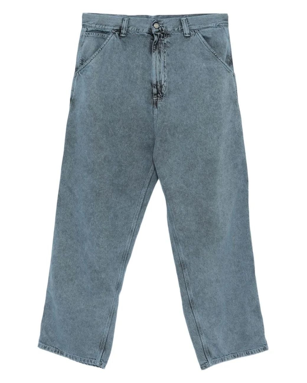 Carhartt Blue Evan Cotton Jeans for men
