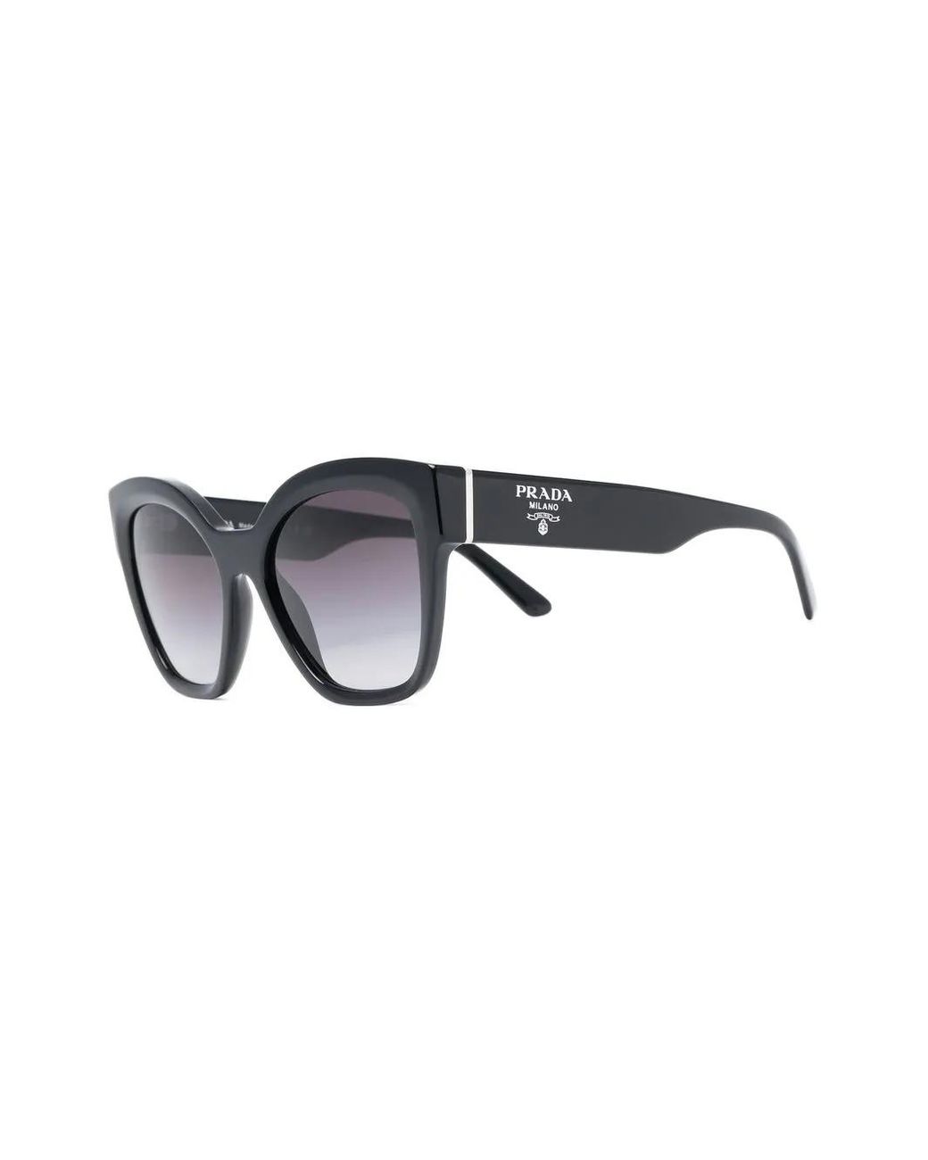 Prada Black Butterfly-Frame Sunglasses