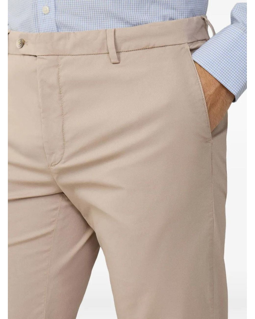 Hackett Natural Kensington Slim-Fit Trousers for men