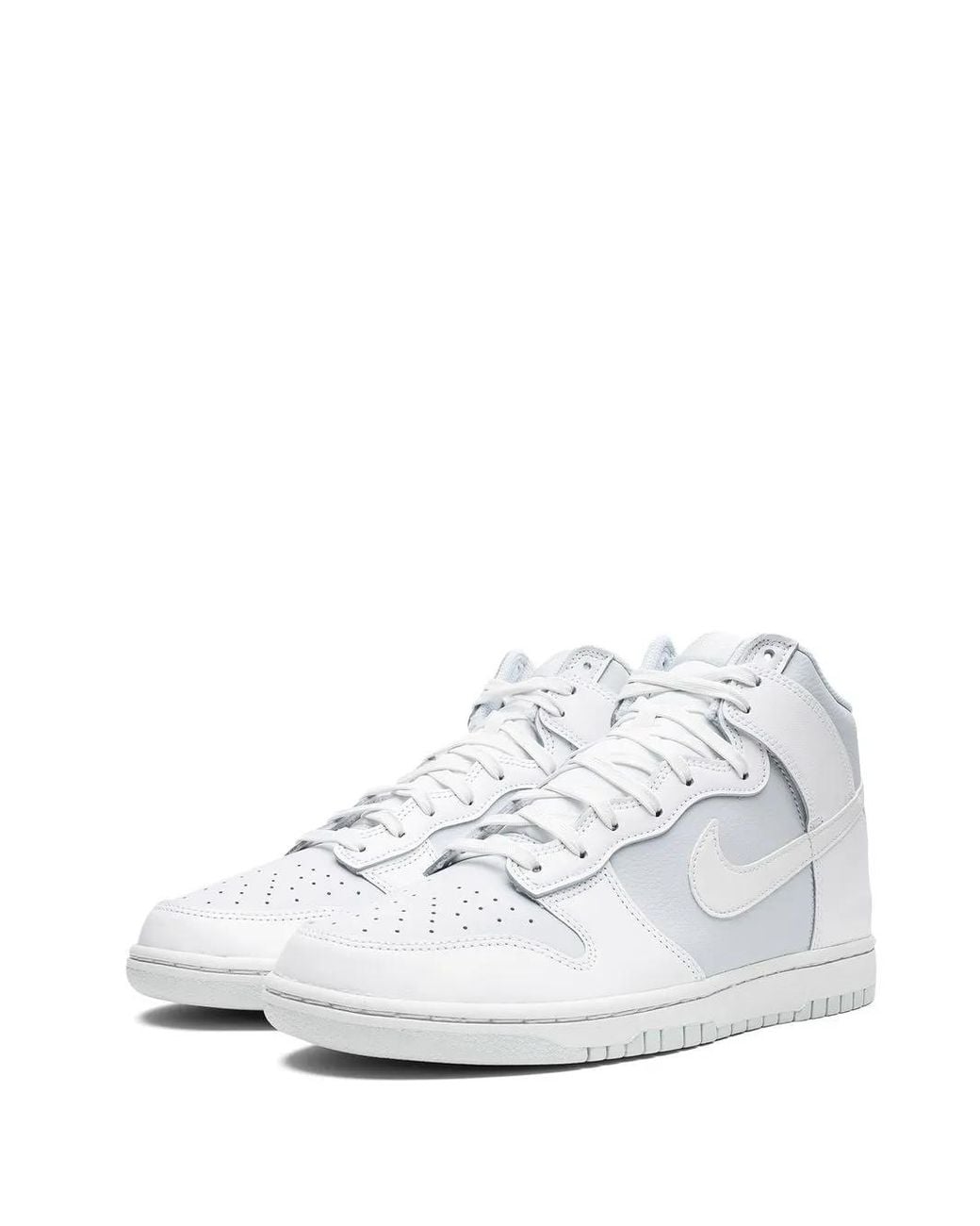 Nike White Dunk High "Summit/Pure Platinum" Sneakers for men