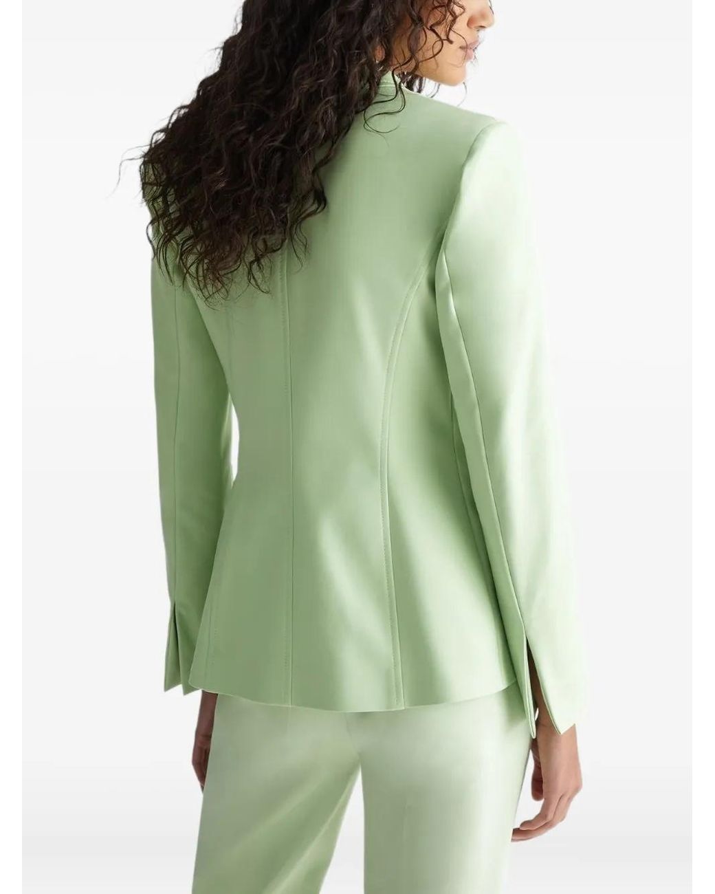 Liu Jo Green Buttoned Jacket