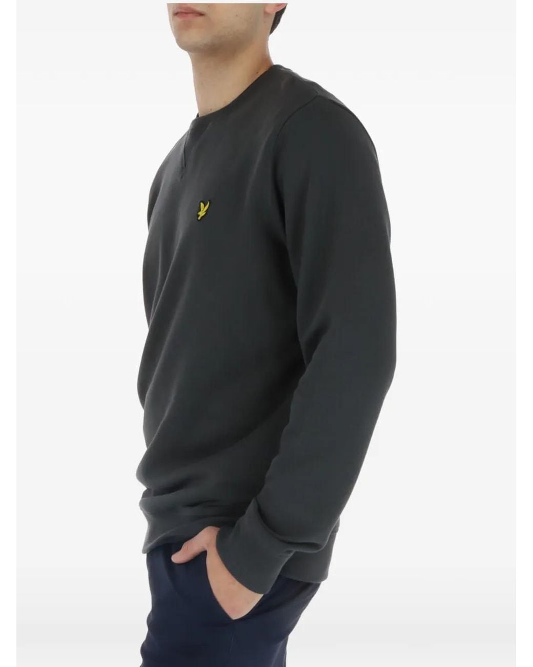 Lyle & Scott Black Pull À Patch Logo for men