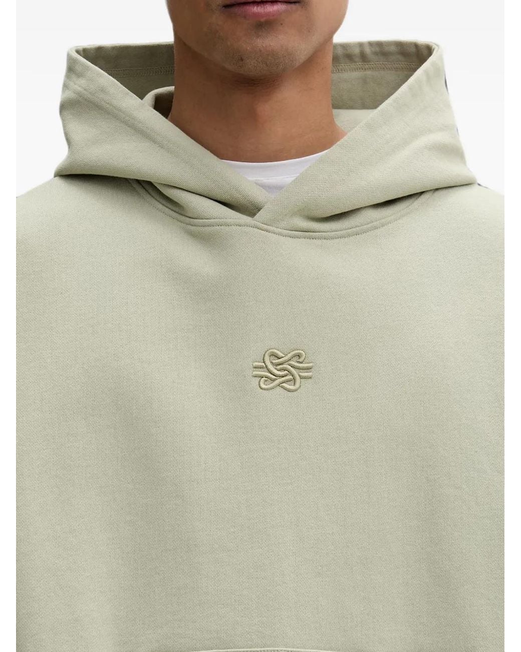Filling Pieces Gray Kangaroo-Pocket Hoodie for men