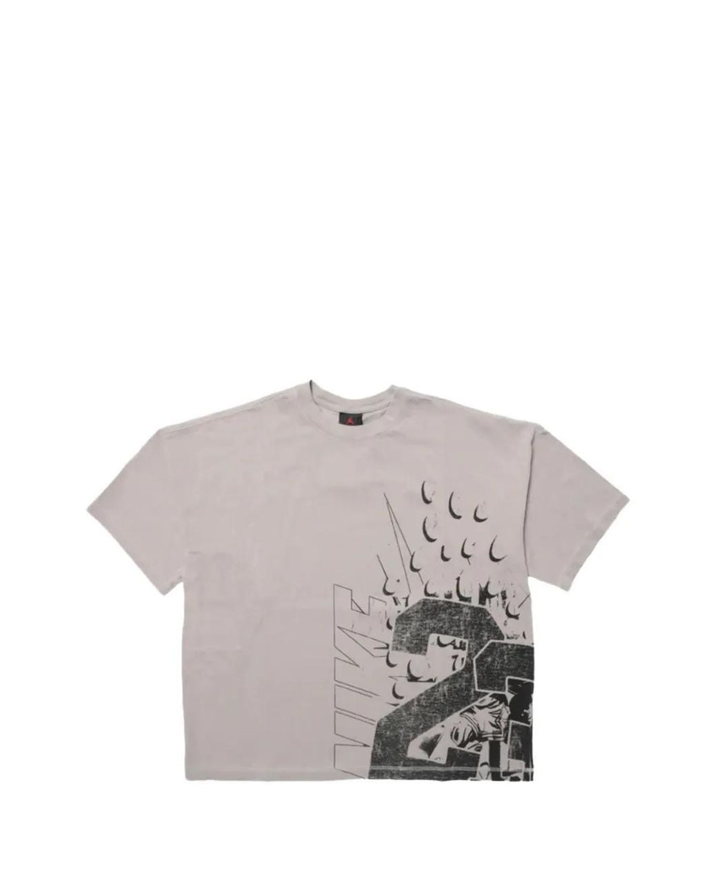 Nike Gray Jordan Graphic-Print T-Shirt