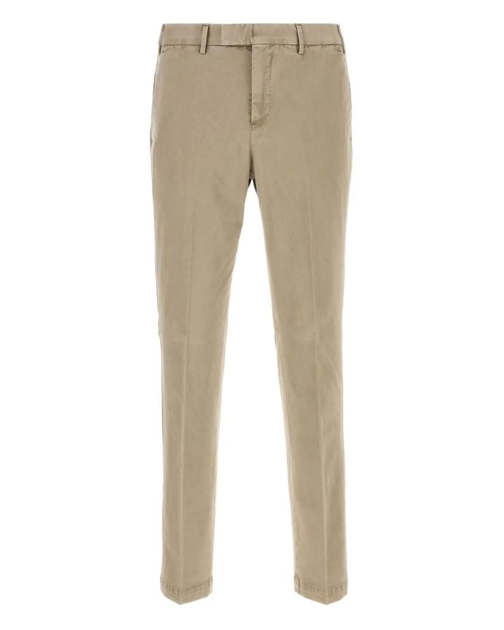 PT Torino Natural Cotton-Blend Trousers for men