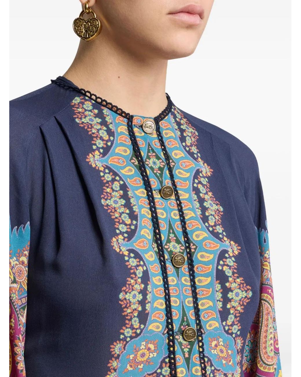 Etro Blue Midi Dresses