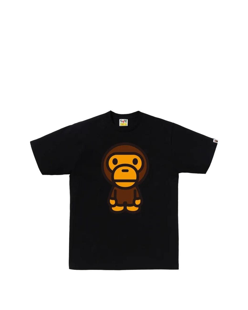 A Bathing Ape Black Baby Milo T-Shirt for men