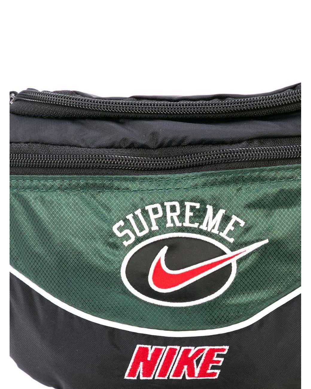 Supreme X Nike Belt Bag in Black for Men | Lyst