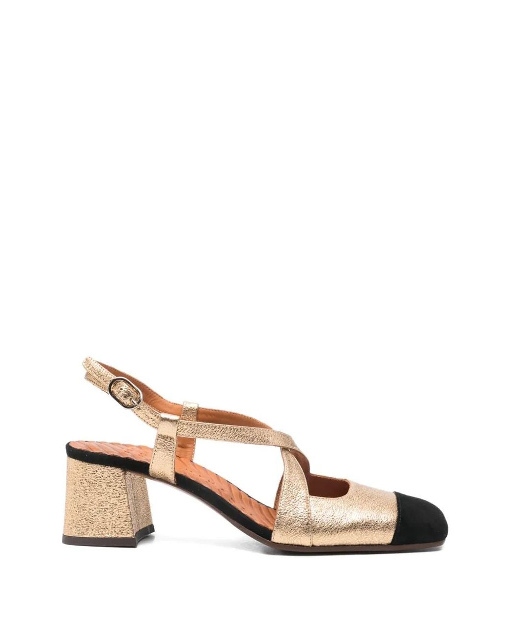 Chie Mihara Natural Vondina Criss-Cross-Strap Pumps