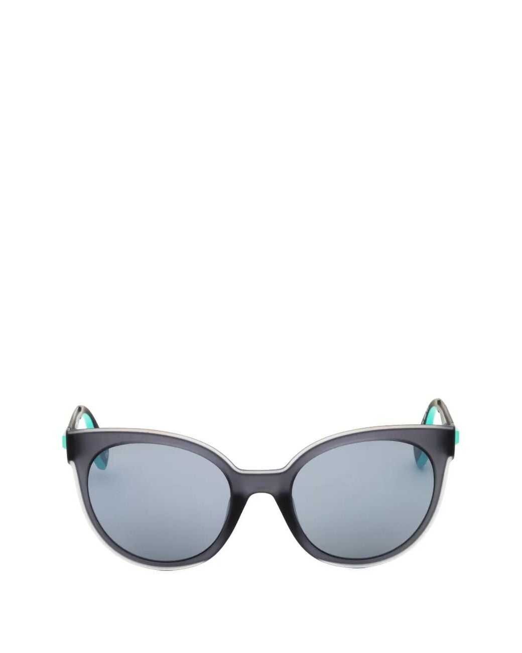 Adidas Gray Round-Frame Sunglasses