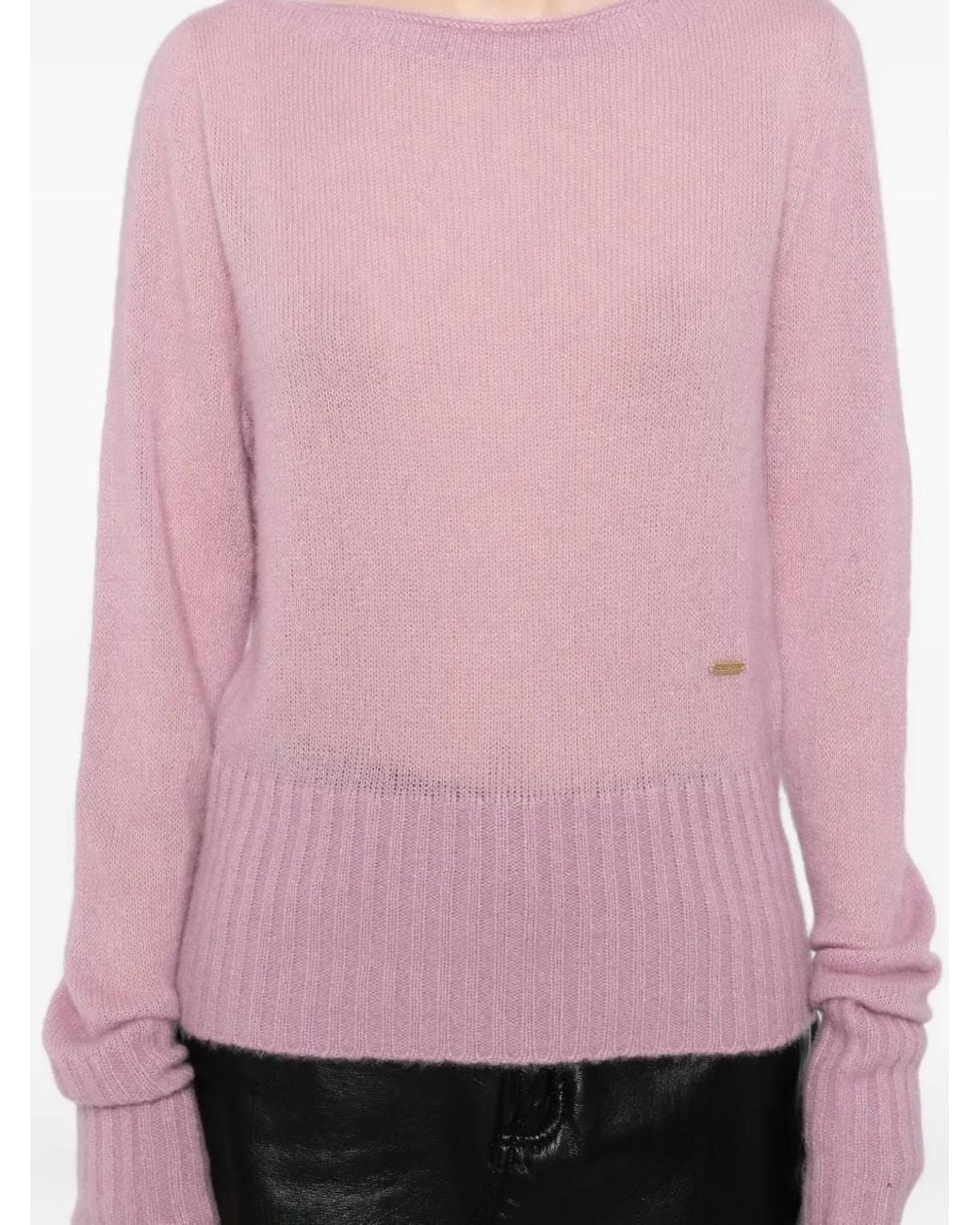 Tom Ford Pink Boat-Neck Sweater