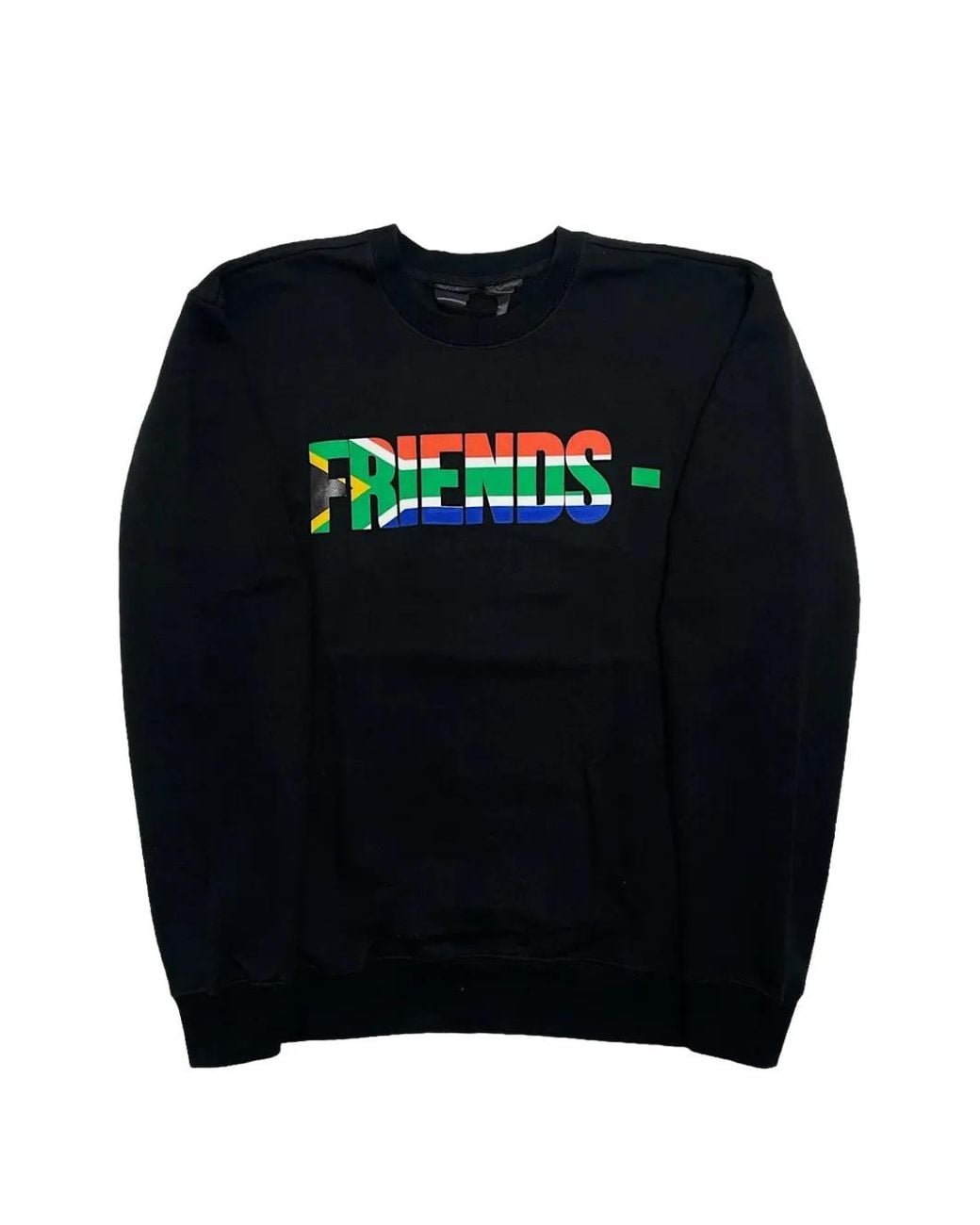Vlone(GOAT) Black Crew-Neck Sweatshirt for men