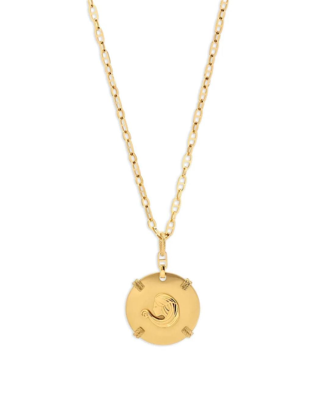 Charriol Metallic Zodiac Virgo Necklace