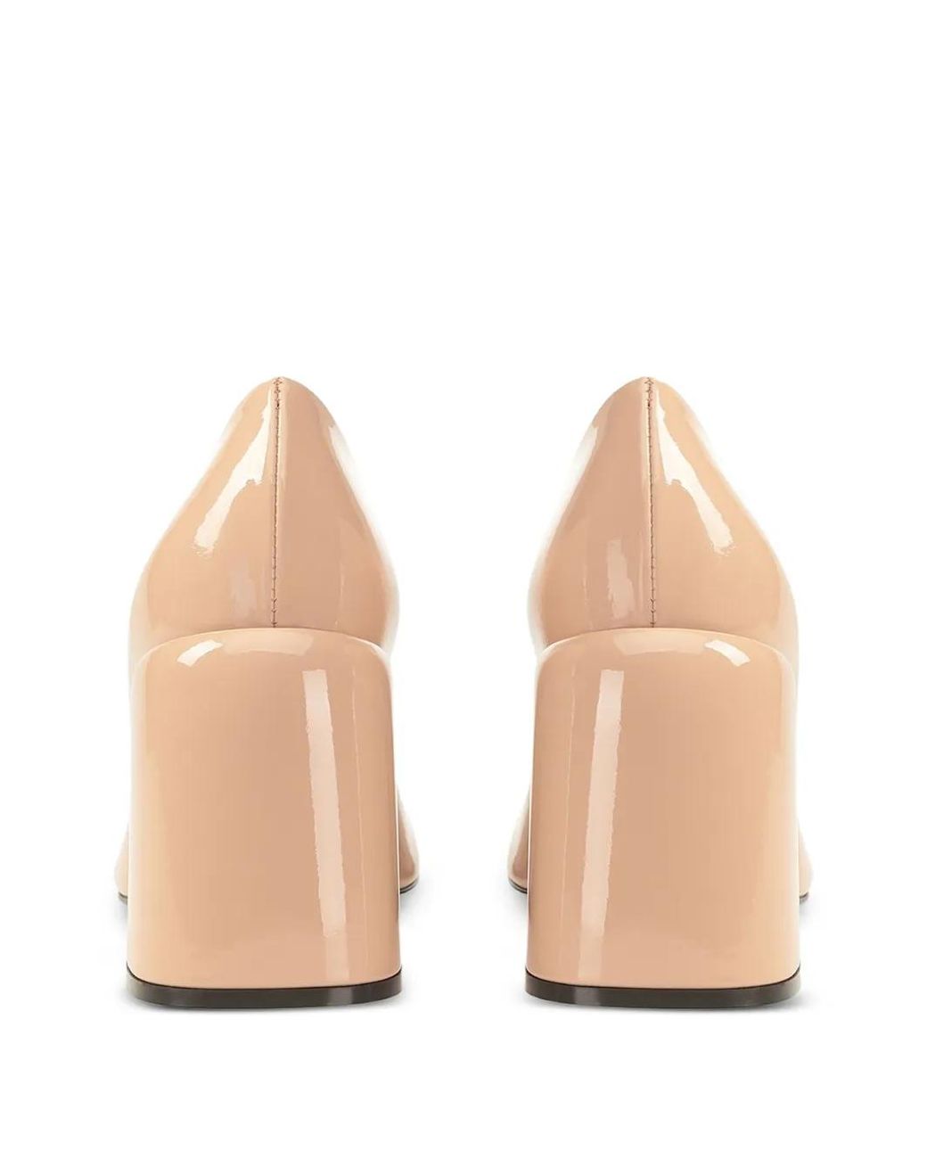 Sergio Rossi Natural 80Mm Square-Toe Pumps