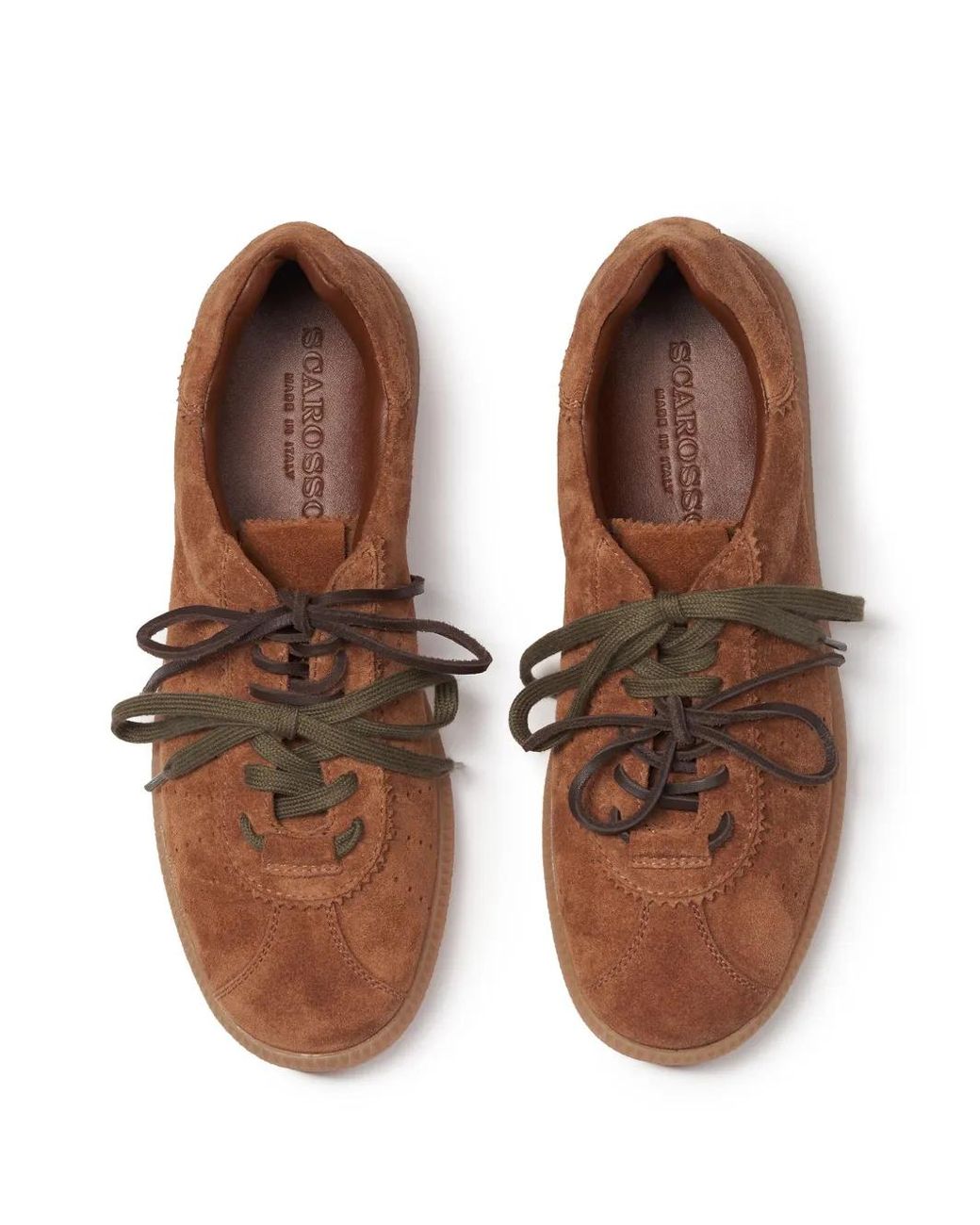 Scarosso Brown Suede Trainers