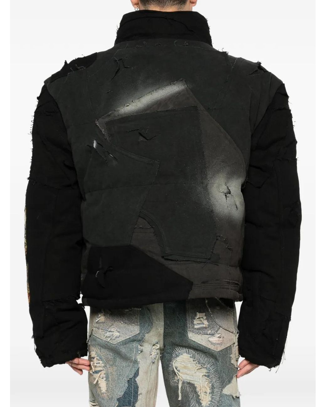 Who Decides War Jack Met Patchwork in het Black voor heren