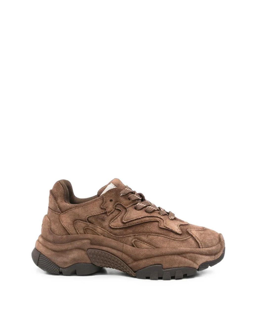 Ash Brown Addict Panelled Sneakers