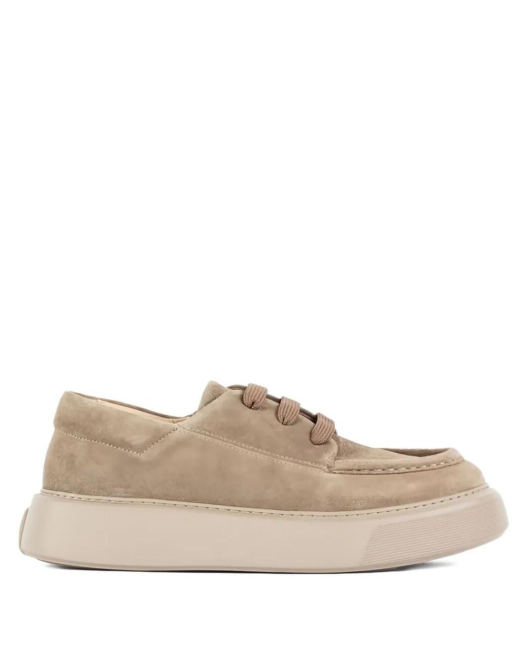 Referenc Natural Tahoe Calf Suede Sneakers for men