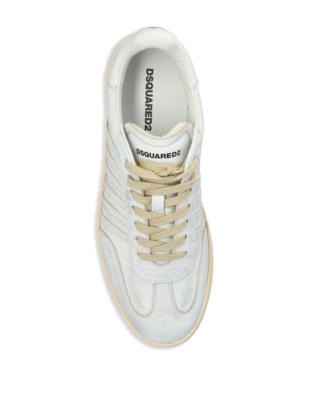 DSquared² White Boxer Sneakers for men