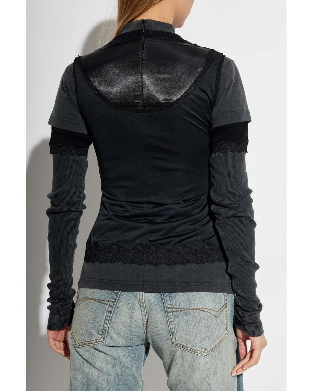 Balenciaga Blue Layered Top