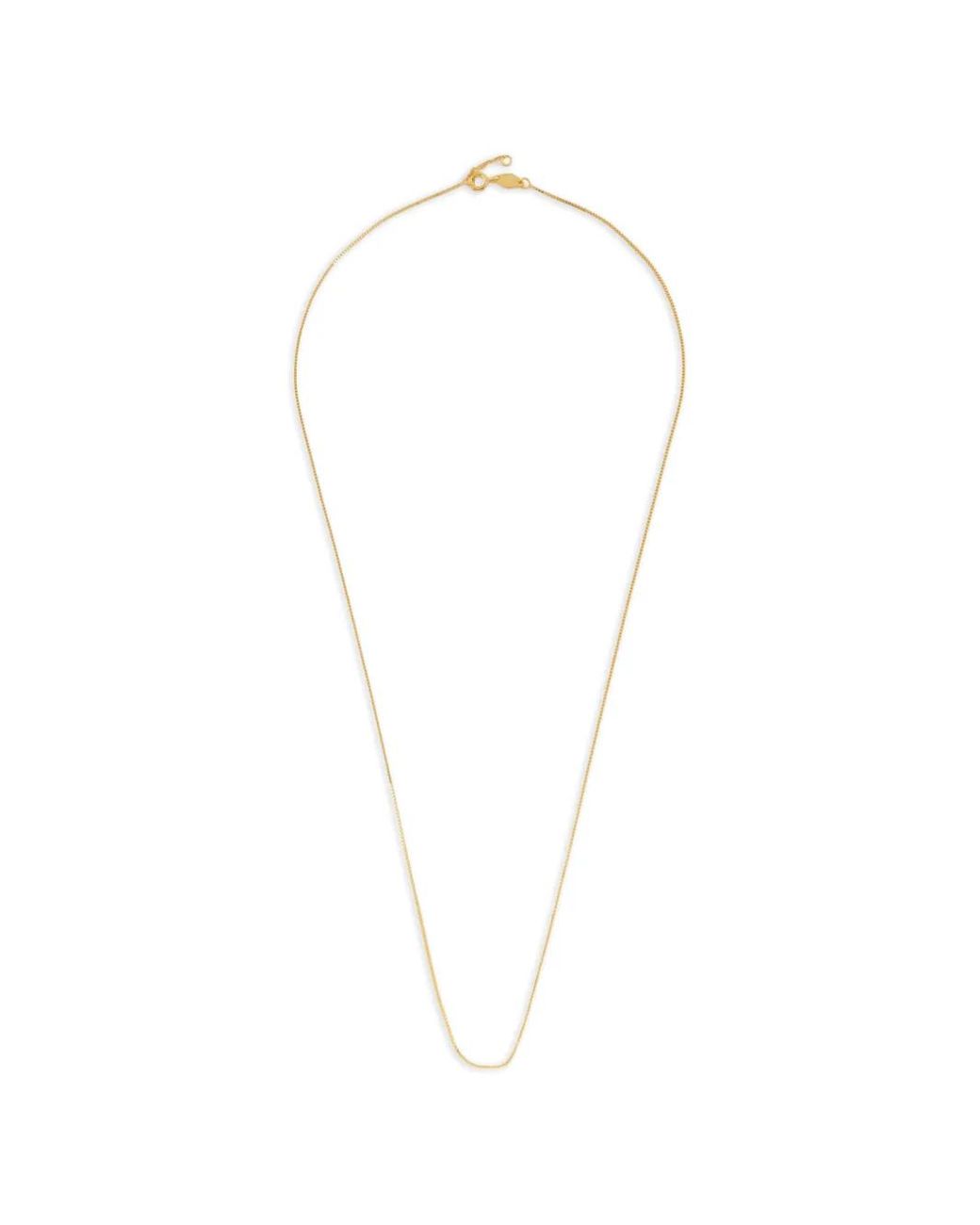 Anni Lu White Square Chain Necklace