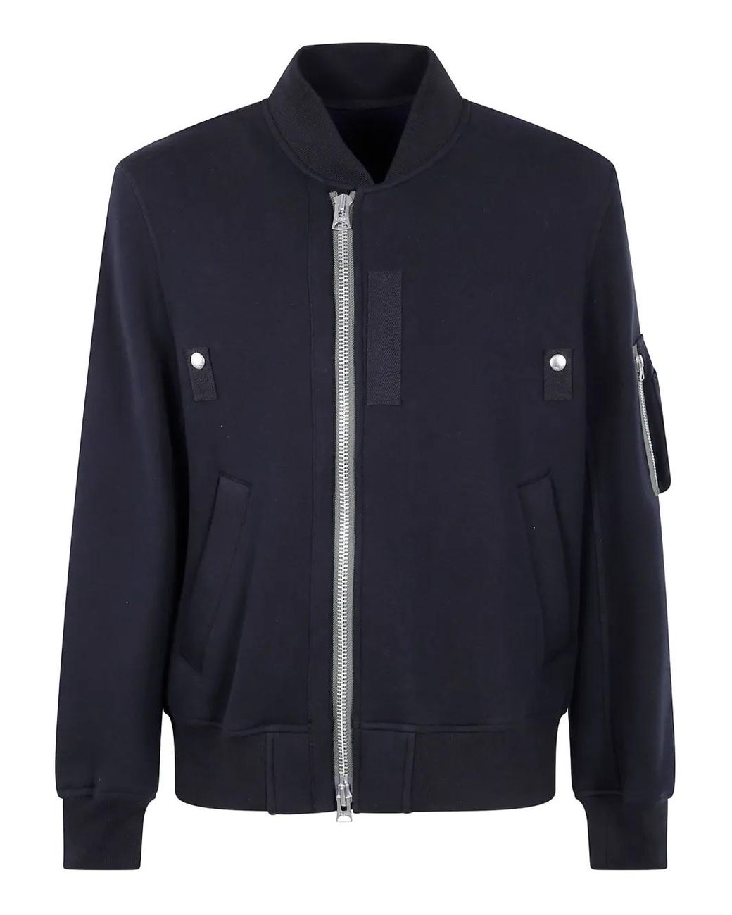 Sacai Blue Zip-Fastening Pocket Bomber Jacket for men