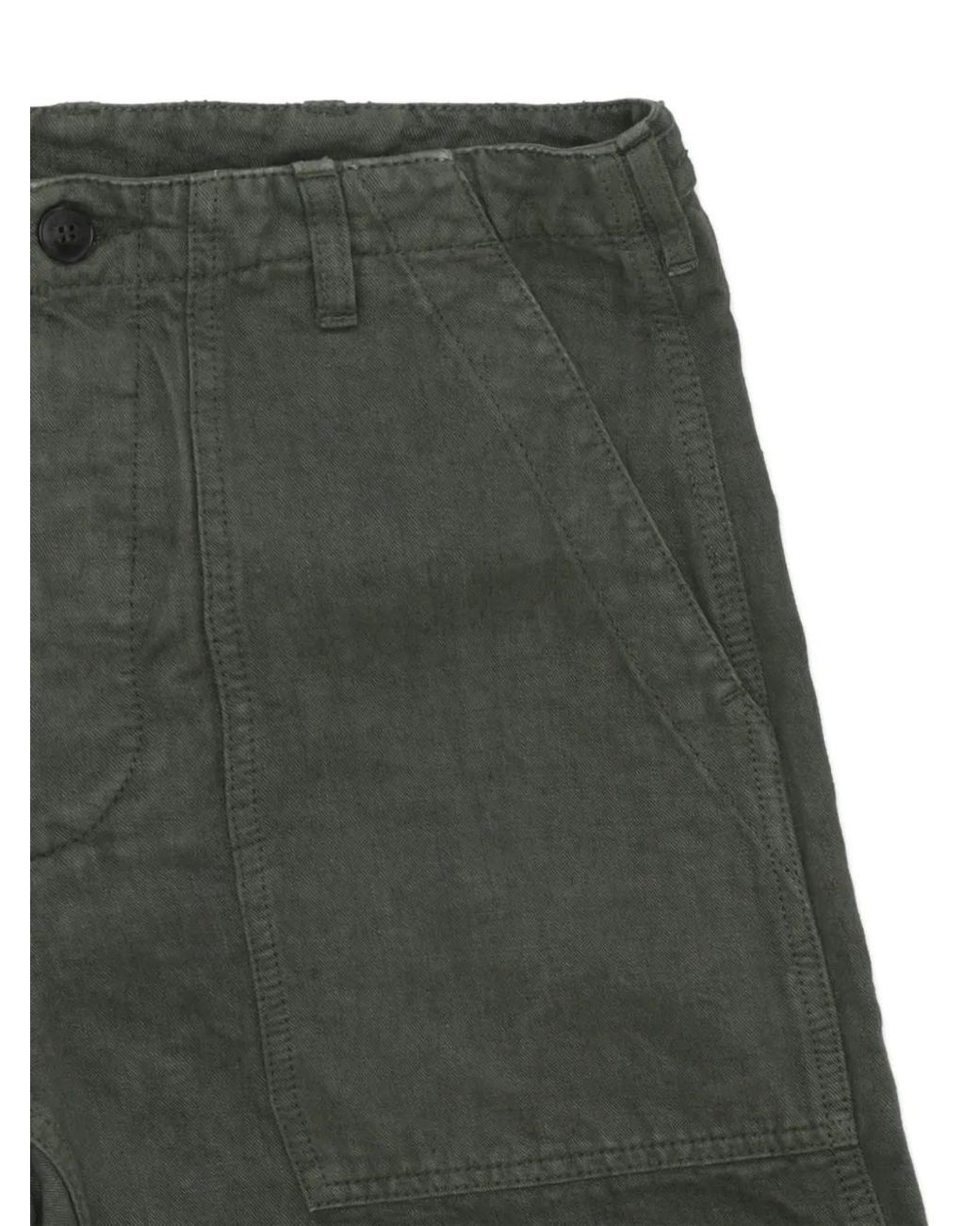 Fortela Green Simone Raw-Edge Shorts