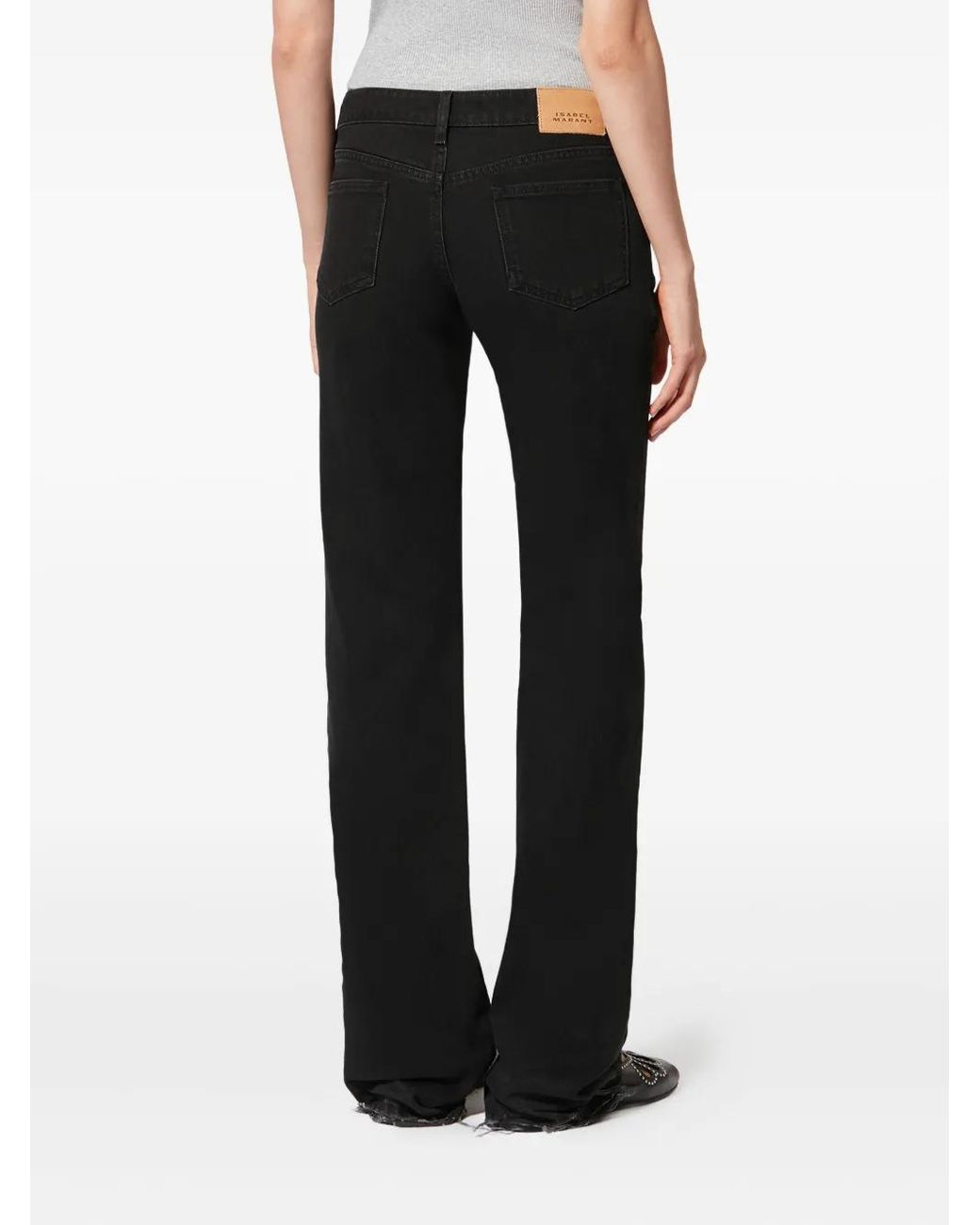 Isabel Marant Black Denala Cotton Pants