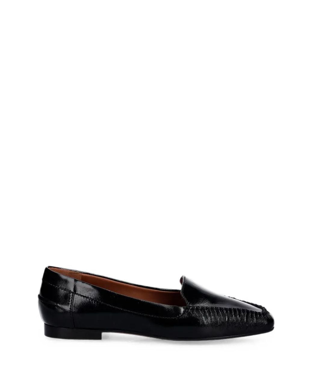 Pollini Black Uptown Leather Loafers