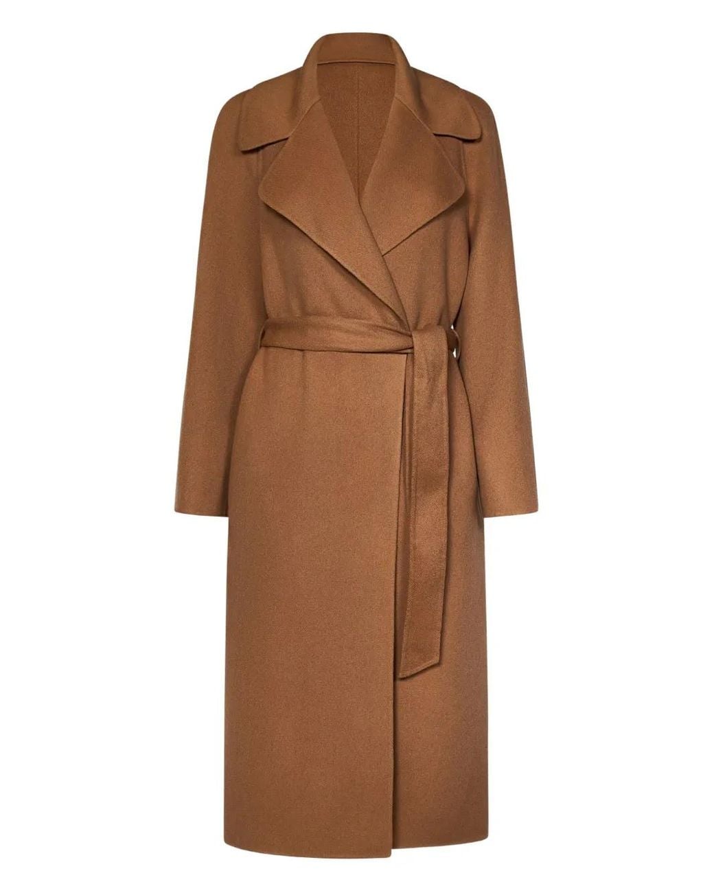 Ralph Lauren Brown Belted Wrap Coat