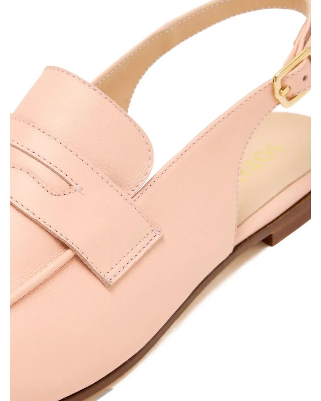SOPHIQUE Pink Essenziale Slingback Loafers
