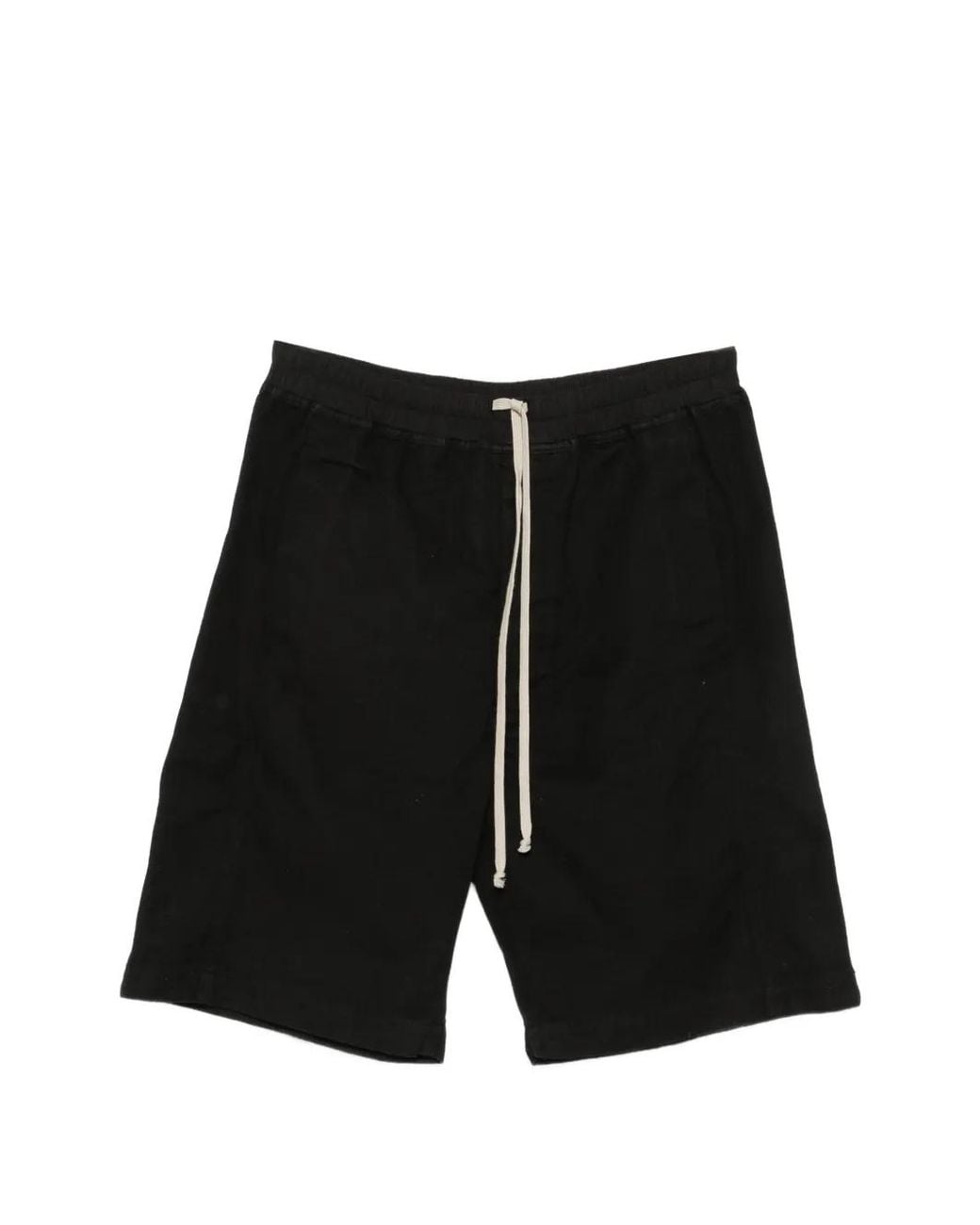 Bermudas Anchas Rick Owens de hombre de color Black