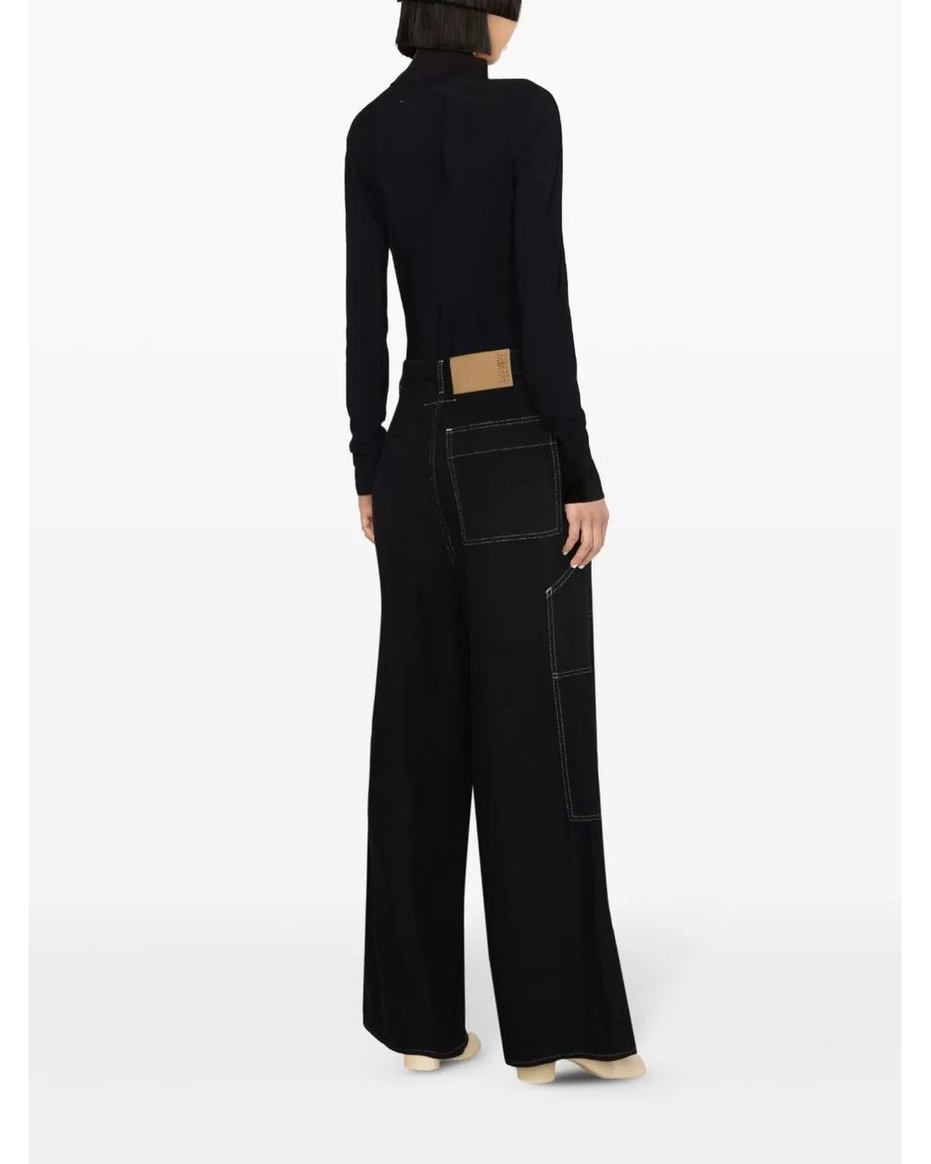 MM6 by Maison Margiela Black Denim 5-Pocket Pants