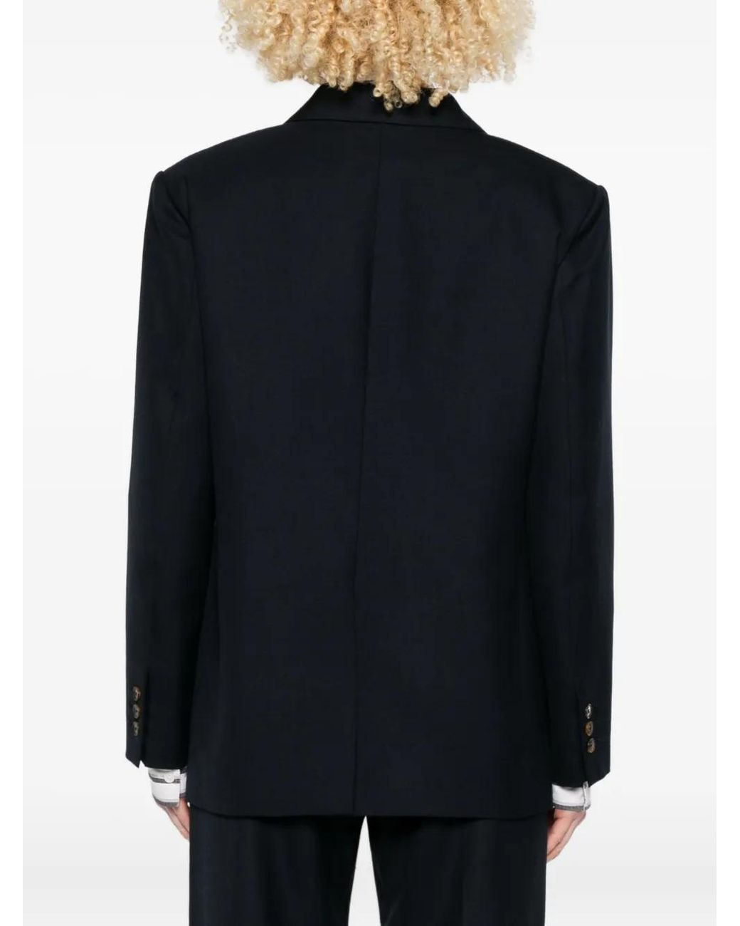 Blazé Milano Blue Double-Breasted Blazer