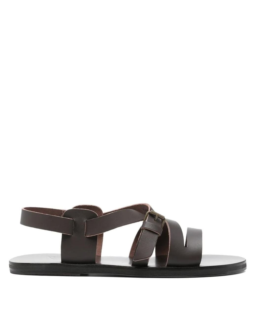 Ancient Greek Sandals Brown Hercules Sandals for men