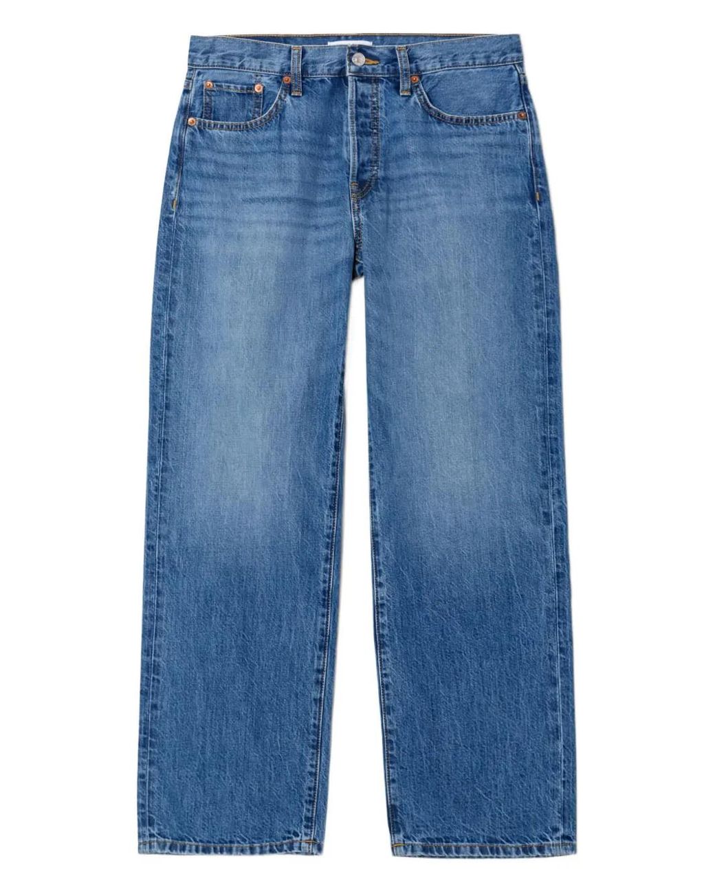Re/done Blue Thrasher High-Waist Jeans