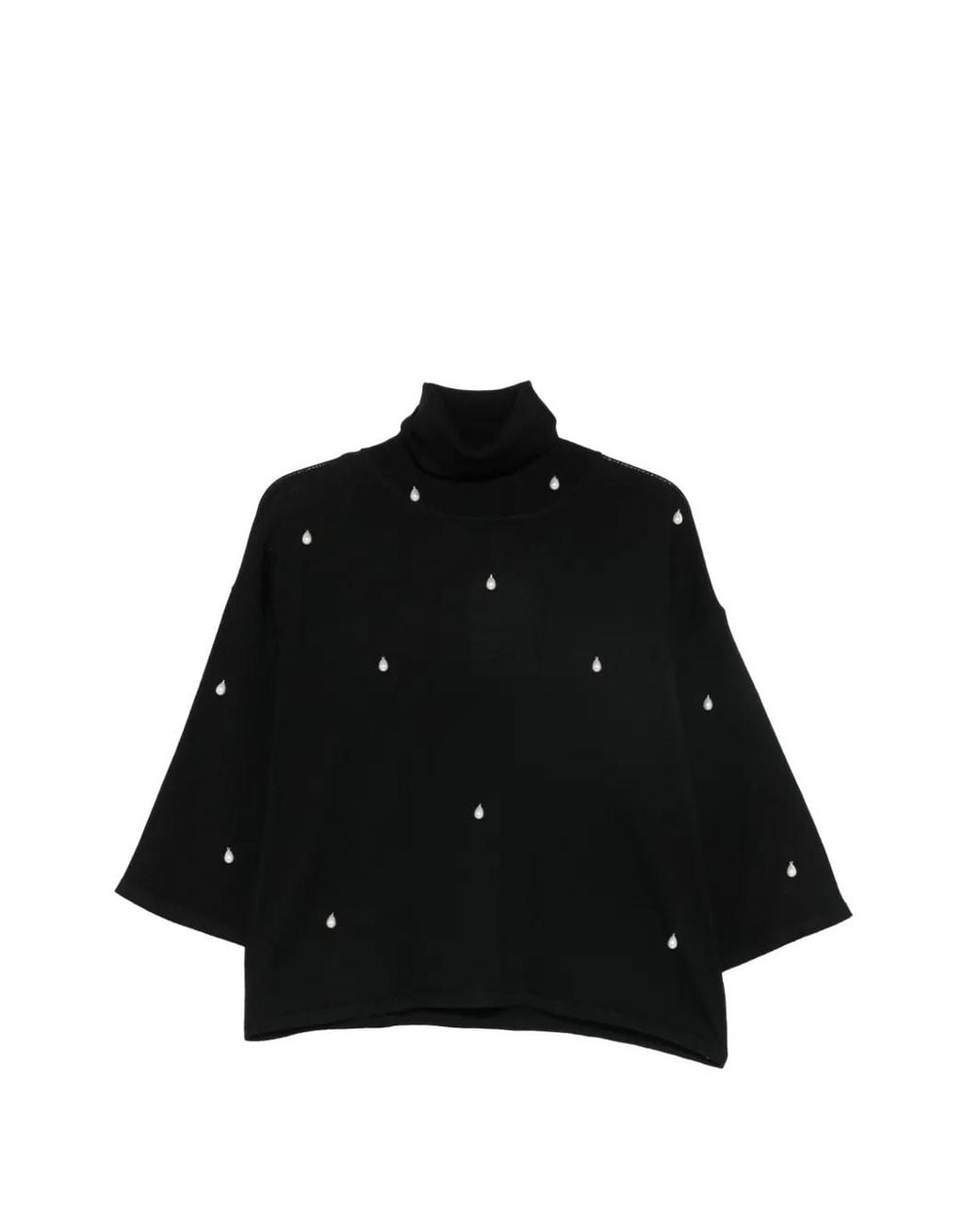 MEIMEIJ Black Wool Sweater