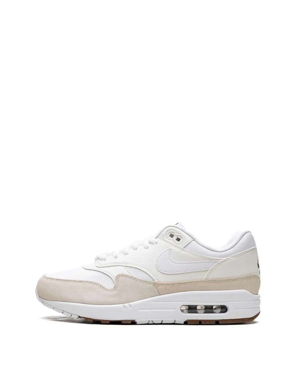 Nike White Air Max 1 Sc Panelled Sneakers for men