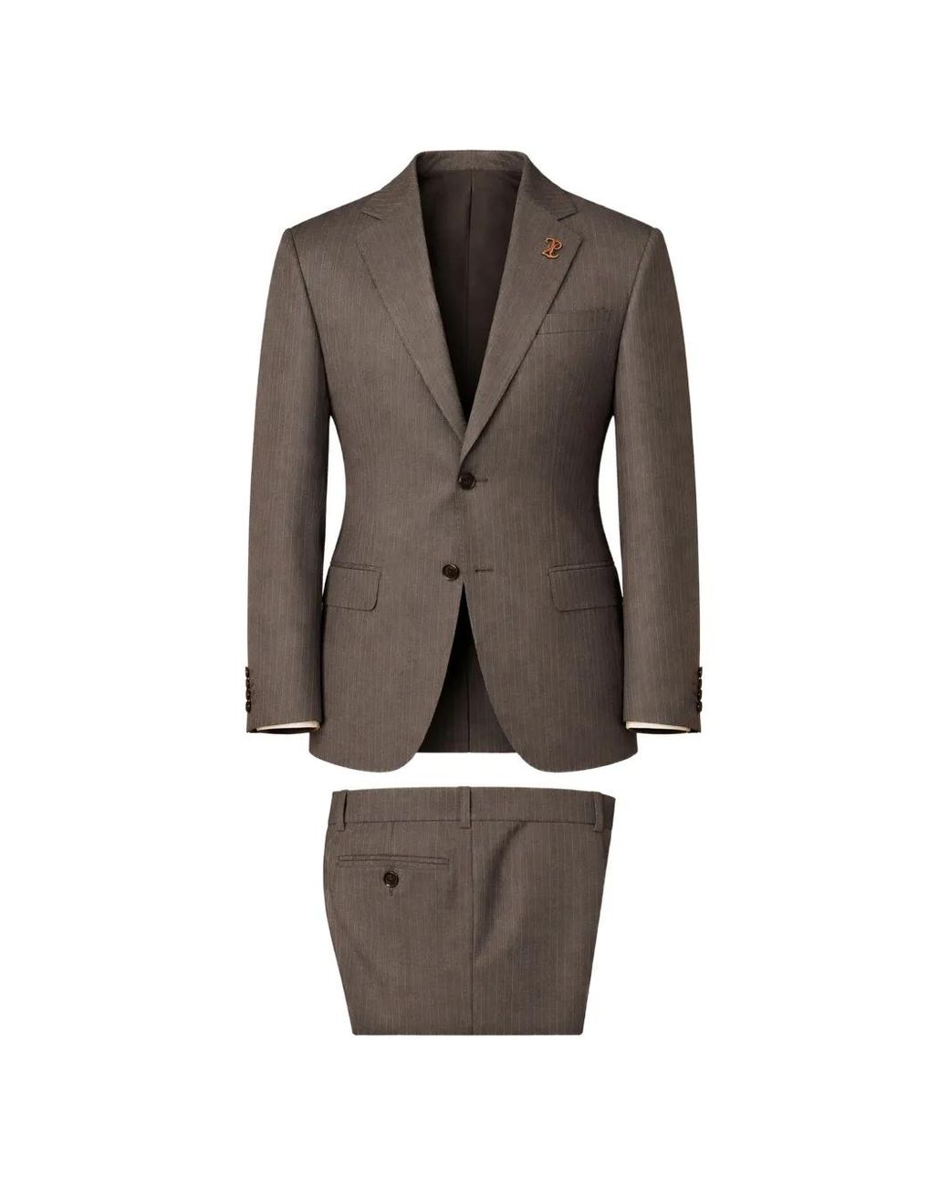 Pal Zileri Gray Costume À Fines Rayures for men