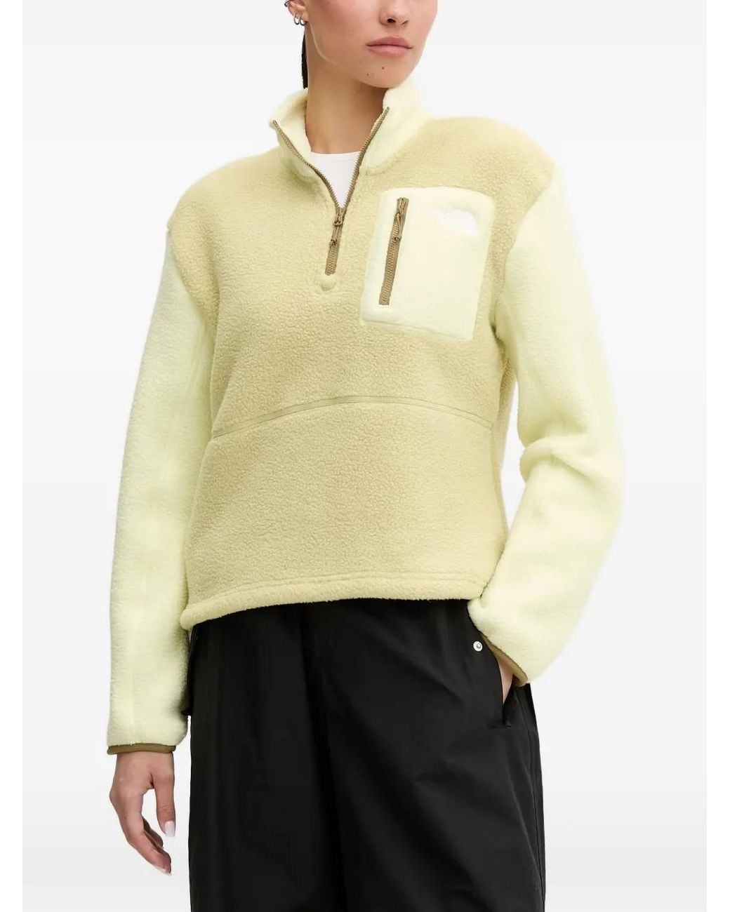 The North Face Natural Fleece-Texture Quarter-Zip Sweatshirt