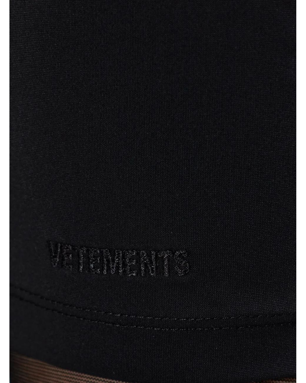 Vetements Black Racerback Mini Dress