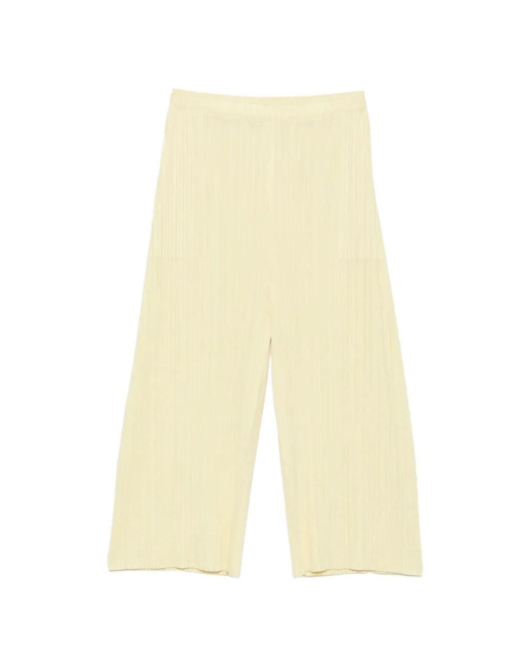 Pleats Please Issey Miyake White Pantalon Plissé Monthly Colors